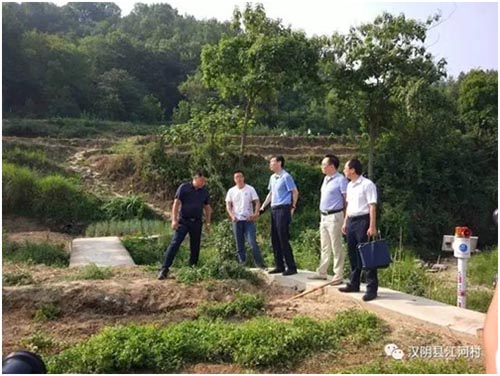 陜南公司配合集團在漢陰扶貧產業項目調研