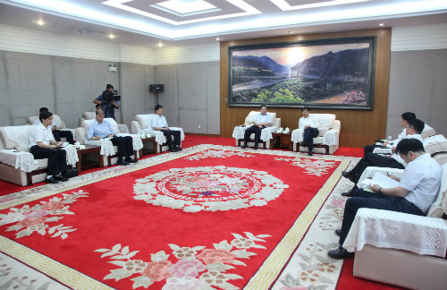 建設集團與咸陽市政府舉行戰略合作座談會