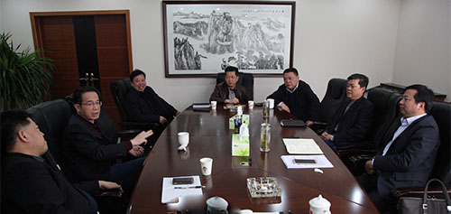安康市住建局局長陶柏林一行蒞臨建設集團交流座談