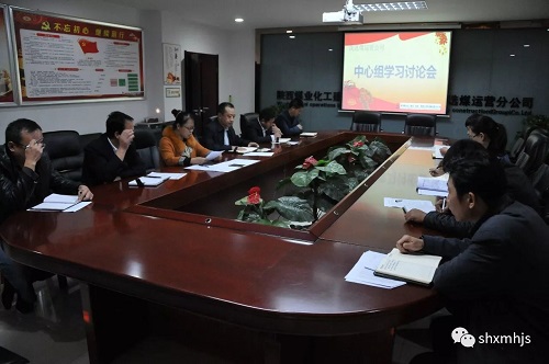 洗選煤運營公司黨政領導班子“議發展”