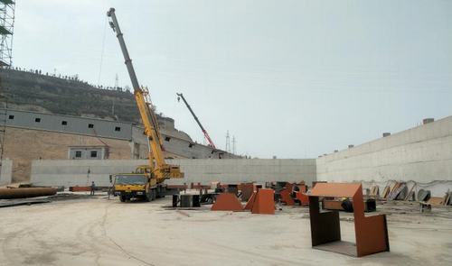 韓城分公司安裝四項目部迎難而上有序推進山西東泰聚盆煤礦選煤廠廠外輸送系統安裝工程