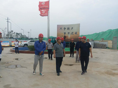 公司領導寧興剛赴咸陽分公司施工一線檢查指導工作