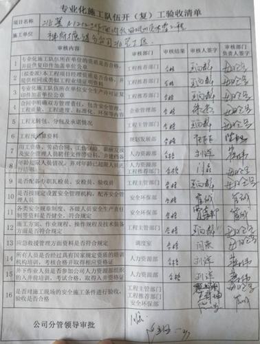 陜煤建設掘進公司：檸條塔北翼項目部通過礦方驗收組復工驗收