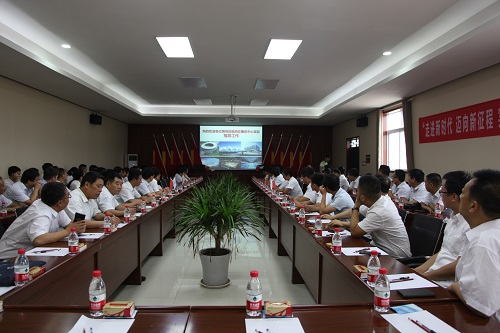 陜煤建設集團赴陜建集團西安奧體中心項目對標學習