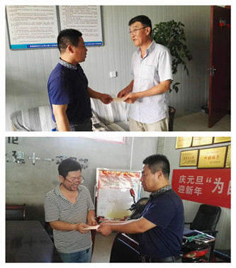 陜煤建設天工公司慰問困難黨員 傳送組織關懷