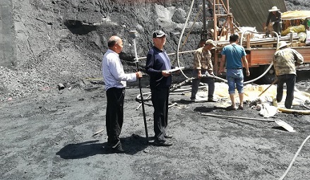 陜煤建設(shè)設(shè)計研究院圓滿完成檸條塔礦 北翼風(fēng)井管線地形測量工作