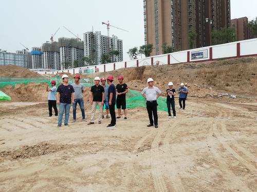 陜煤建設渭南分公司第五項目部禮悅閣項目3#、5#樓基坑驗槽順利通過