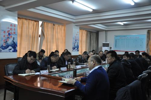 陜煤建設韓城分公司第一時間傳達落實建設集團聯合黨委12月26日兩項工作部署會議精神