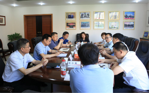 中鐵一局集團與陜煤建設商討項目合作