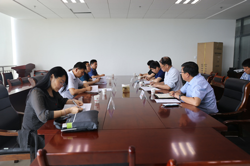 侯本英蒞臨天工公司開展工作調研