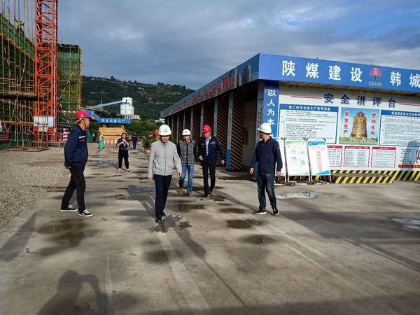 楊讓順深入大佛寺礦新增生產生活設施項目工程檢查指導工作