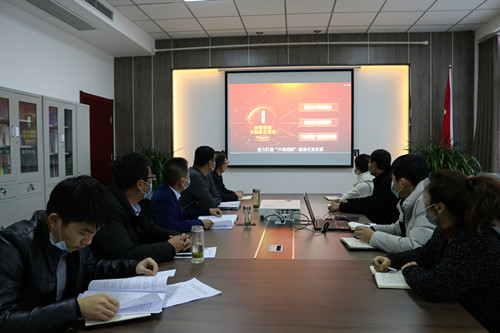 陜煤建設川耀公司傳達學習陜煤集團黨支部標準化建設現場推進會精神