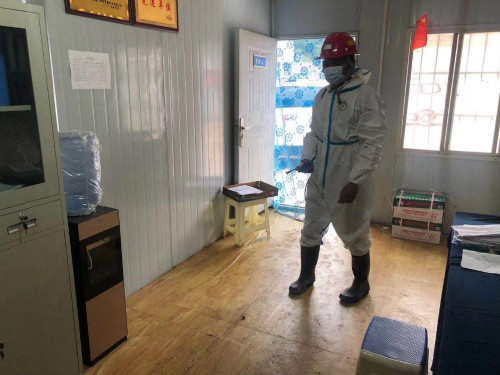 陜煤建設機電安裝公司冶坪項目部筑實疫情防線