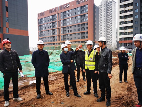 楊讓順深入藍山水岸項目檢查指導工作
