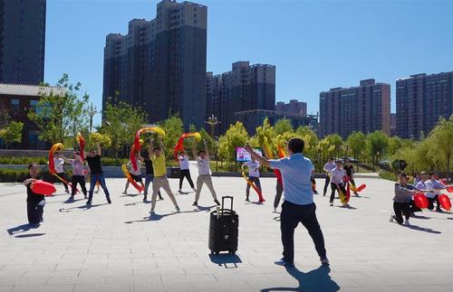 陜煤建設洗選煤運營公司：緊鑼密鼓忙排練 紅歌熱舞頌黨恩