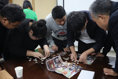 陜煤建設路橋分公司開展黨史我來“拼”活動