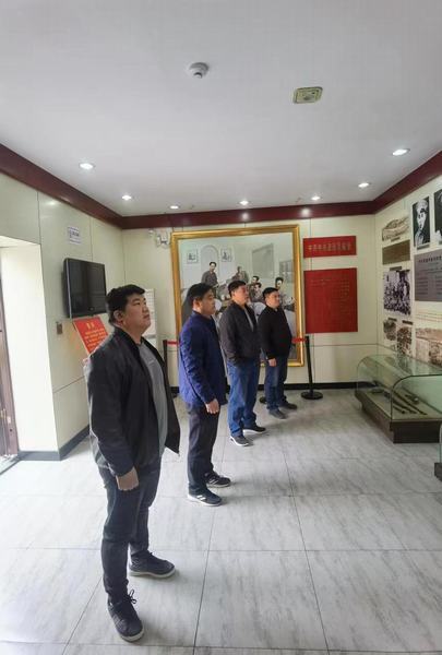 陜煤建設礦建二公司車村項目部黨支部赴瓦窯堡革命舊址學習