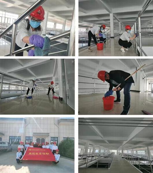 陜煤建設榆林公司開展“美化環境 黨員先行” 主題黨日活動