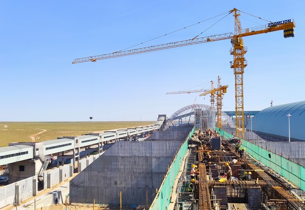 陜煤建設洗選煤運營公司第七項目部：中秋不停工，現場戰正酣