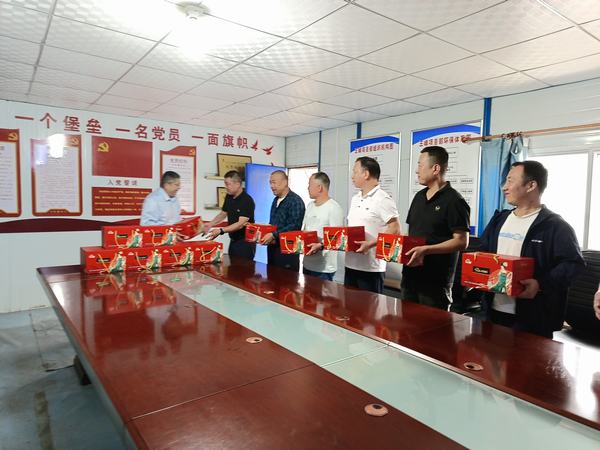 陜煤建設礦建二公司將“送溫暖”進行到底