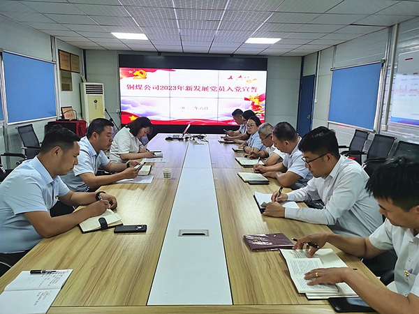 陜煤建設(shè)銅煤公司:開展“迎七一新黨員入黨宣誓”活動(dòng)