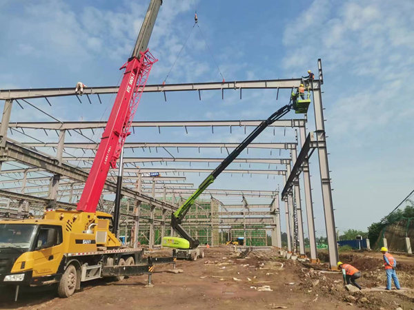 陜煤建設漢中分公司各項目部戰高溫 保生產 在行動