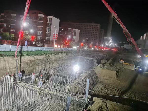 陜煤建設機電安裝公司趙石畔綜合管網項目沖刺正當時