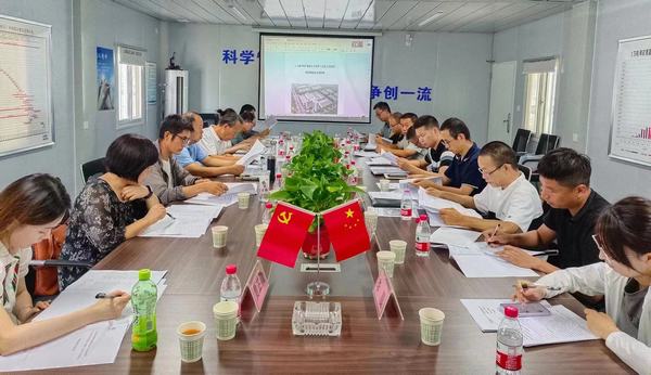 陜煤集團專家組對陜煤建設天工公司承建的渭南陜煤啟辰項目一期工程進行檔案預驗收