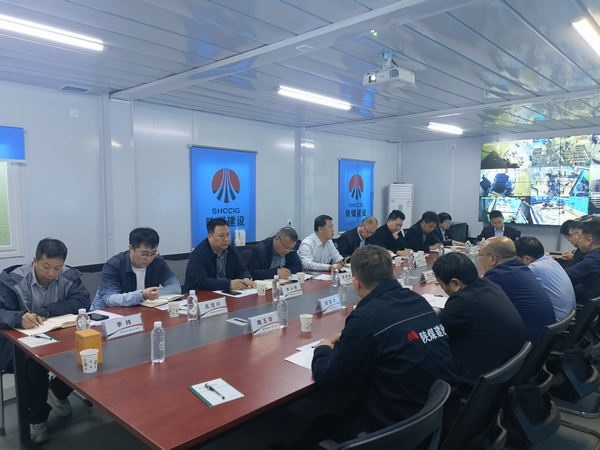 陜煤集團對建設集團進行四季度安全生產及消防安全大檢查