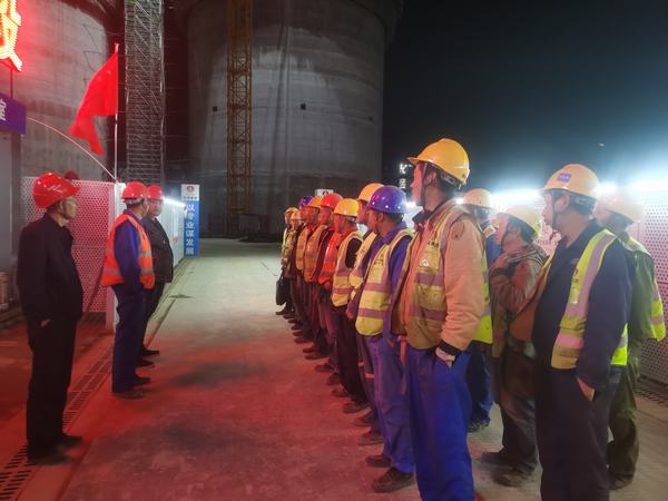 陜煤建設天工公司彬長660MWCFB示范電廠工程項目部：凝心聚力拼百日，齊抓共管保安全