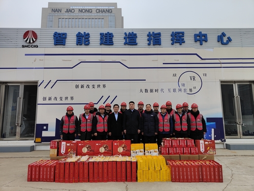 陜煤建設榆林公司領導深入一線進行春節前慰問檢查