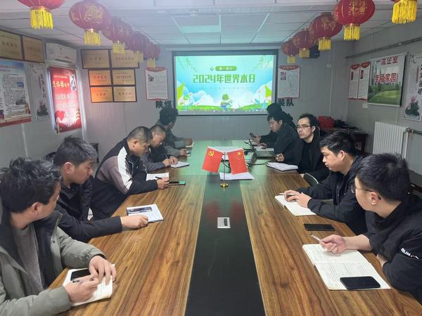 陜煤建設渭南分公司第二安裝項目部：厲行節約 珍惜生命之源