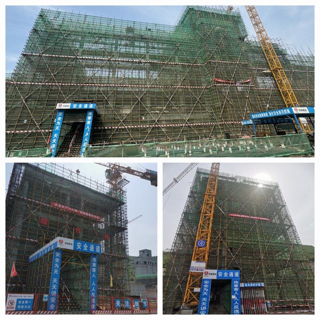 陜煤建設韓城分公司土建十一項目部：搶抓施工黃金季，多項工程喜封頂