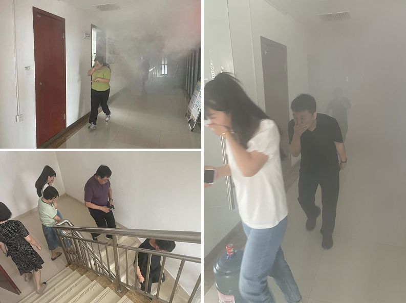 陜煤建設天工公司：聚鄰里單位合力助演練，依應急方案逃生顯真章