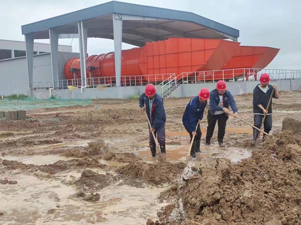 陜煤建設(shè)天工公司土建九部：防洪搶險顯擔(dān)當，共筑安全新防線