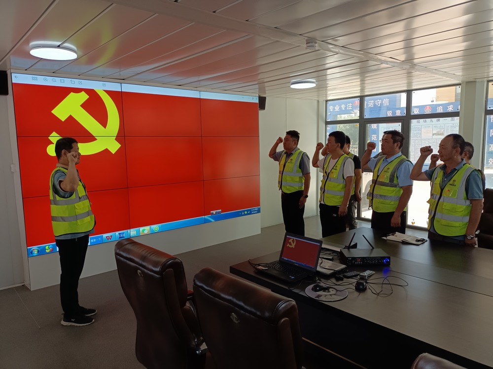 陜煤建設銅煤公司基層黨支部開展“八一”主題活動