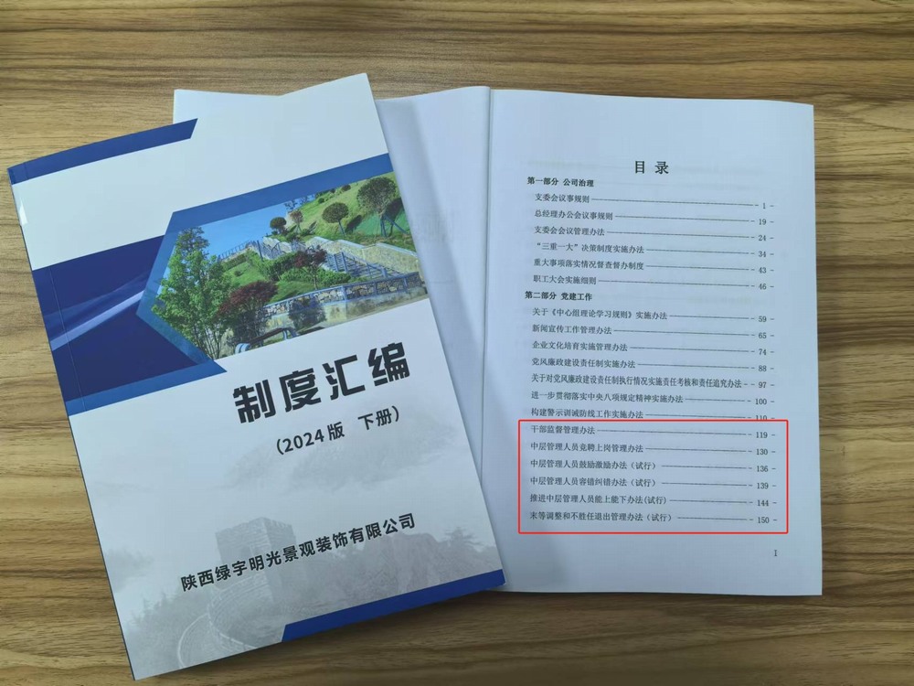 陜煤建設綠宇公司:嚴抓嚴管,強化干部管理效能