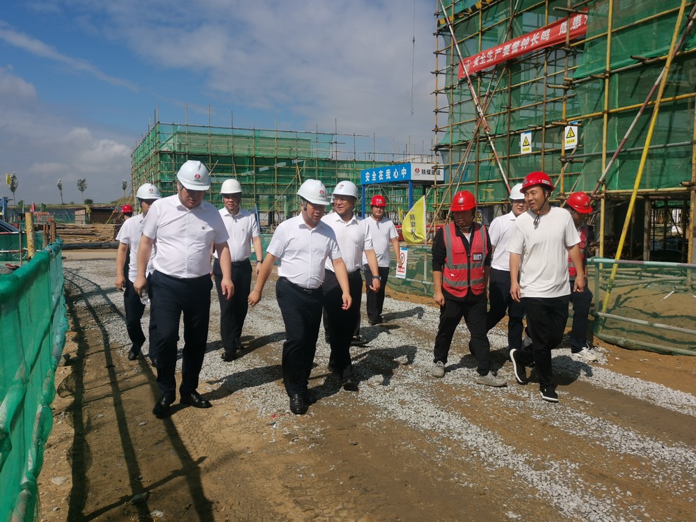 趙敬凱到陜北片區礦建項目調研