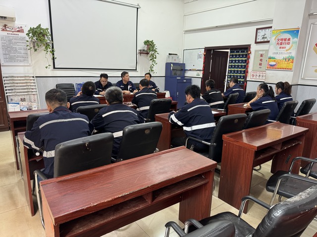 陜煤建設(shè)洗選煤運營公司澄合山陽運營項目部：節(jié)前亮劍行動，安全防線再加固