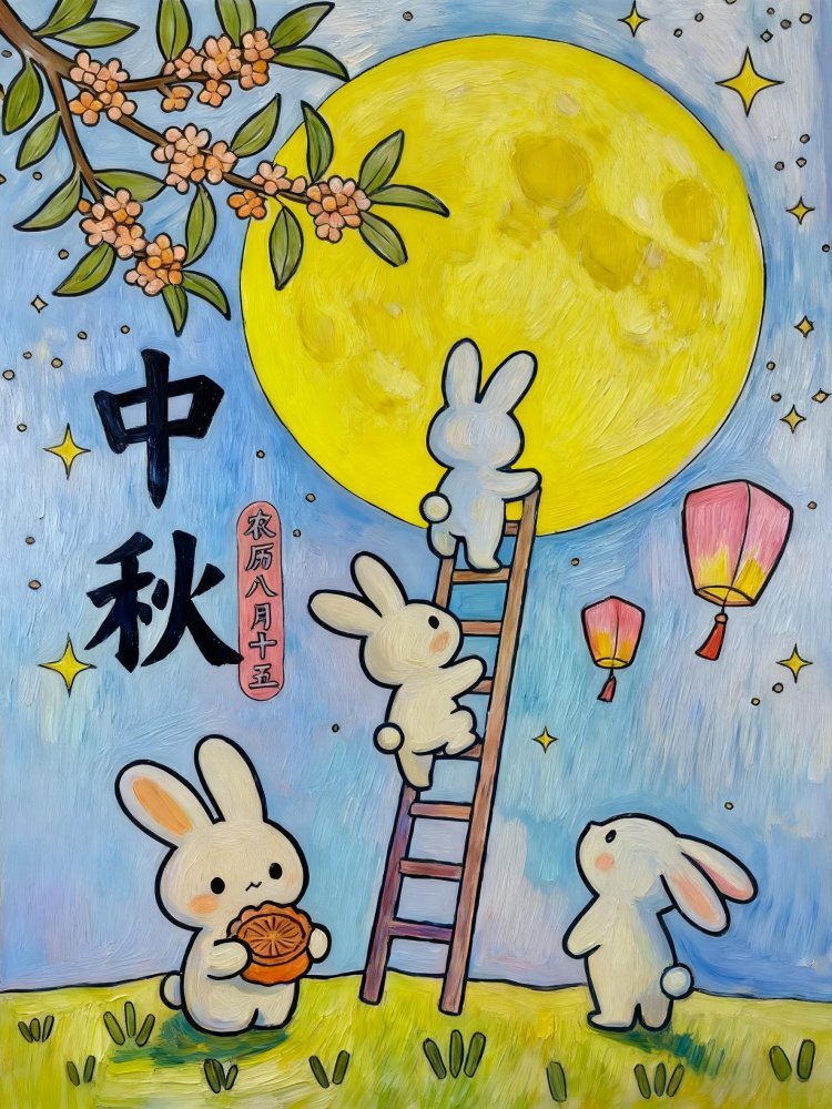喜迎團圓月，妙筆繪中秋